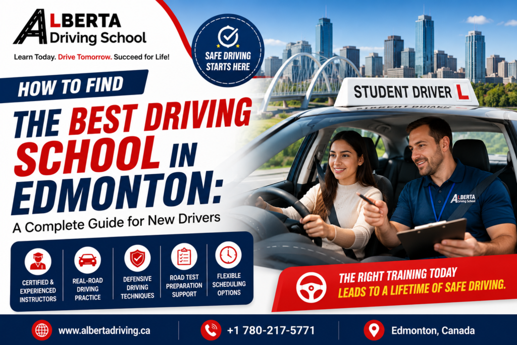 Best Driving School Edmonton – Professional Drivers Training and Driving Lessons for New Drivers